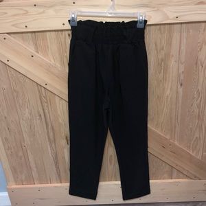 Paper bag waist dress pants